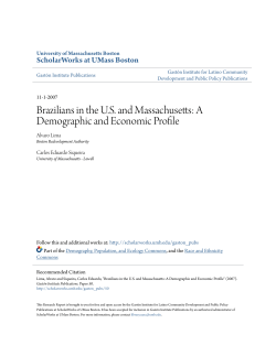Brazilians in the US and Massachusetts