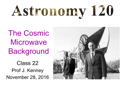 The Microwave Background Radiation