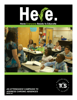 attendance - Tuscaloosa City Schools