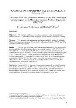 journal of experimental criminology