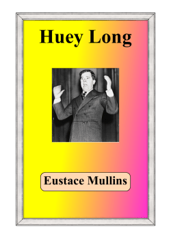 Huey Long - The New Ensign