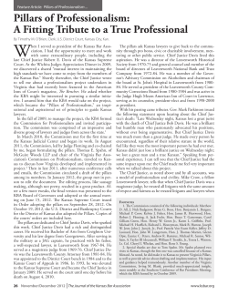 Pillars of Professionalism: A Fitting Tribute to a True Professional