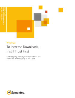 To Increase Downloads, Instill Trust First