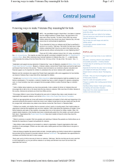 8 moving ways to make Veterans Day meaningful for kids