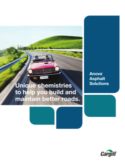 Unique chemistries to help you build and maintain better roads.