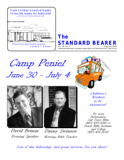 May/June - Ozark Bible Institute