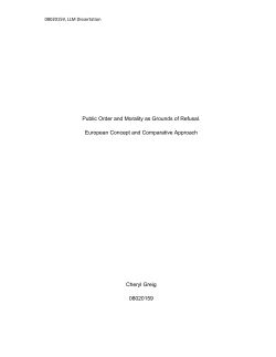 Public Order and Morality as Grounds of Refusal - euipo