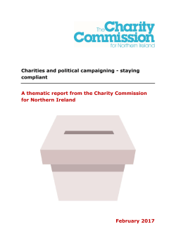 Charities and political campaigning