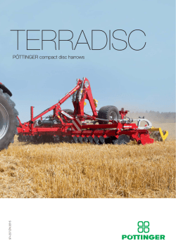 TERRADISC Compact disc harrows
