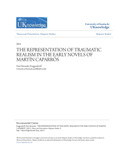 the representation of traumatic realism in the early