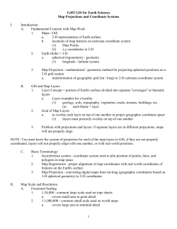 Map Projections - Western Oregon University
