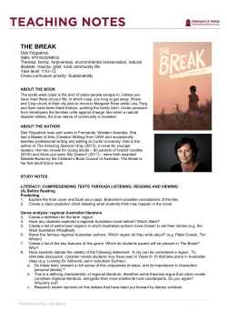 THE BREAK - Deb Fitzpatrick