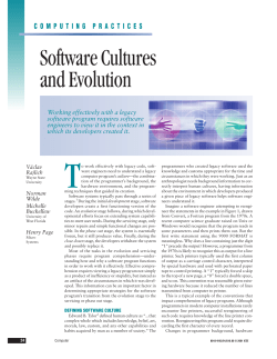 Local copy of paper for HW2: Rajlich, V., N. Wilde, M