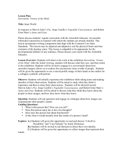 Lesson Plan Surrealism: Visions of the Mind Title: Inner World In