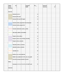 CMPEN 472 Spring/Fall 201___ Homework 5 Section: 1 NAME