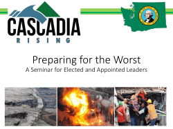 State Emergency Management Presentation