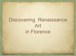 Discovering Renaissance Art in Florence