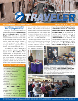 Read Now - Sports Leisure Vacations