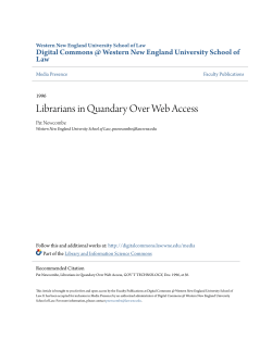 Librarians in Quandary Over Web Access