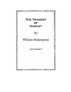 The Tragedy of Hamlet