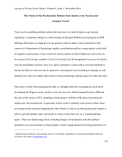 Is the Holocaust Traumatic