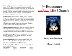 Feb 5: Second Fiddle - Encounter Life Church