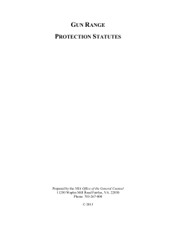 gun range protection statutes