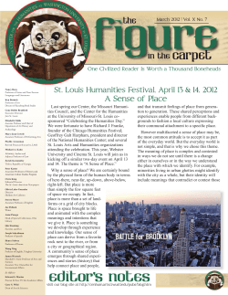 March 2012 - Center for the Humanities