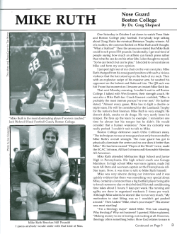 MIKE RUTH - Bigger Faster Stronger