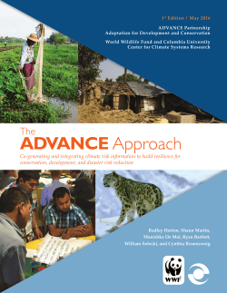 ADVANCEApproach - Climate Adaptation Knowledge Exchange
