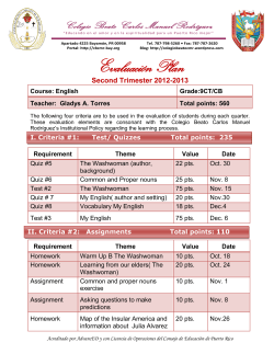 Solicitud de Empleo para Maestros