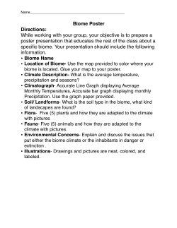 Biome Poster Project