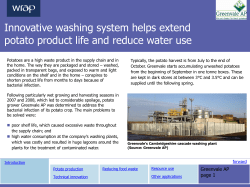 Greenvale Potato Washing
