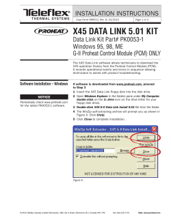 X45 DATA LINK 5.01 KIT