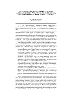 Managing Caseflow in State Intermediate Appellate Courts