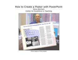 How to Create a Poster with PowerPoint
