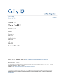 - Digital Commons @ Colby