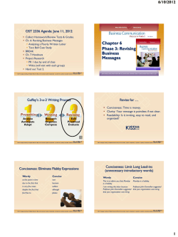 Revising Business Messages