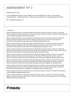 25453 LEG_22547 Simplified Prospectus Amendment No. 3