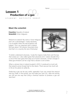 Student activity sheet - American Chemical Society