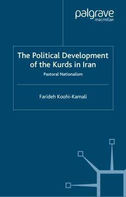 The Political Development of the Kurds in Iran: Pastoral Nationalism