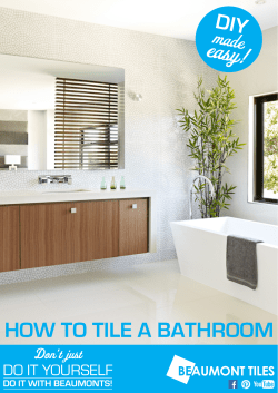 HOW TO TILE A BATHROOM