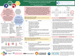 Creating Rubrics for Science Assessments Aligned with Three
