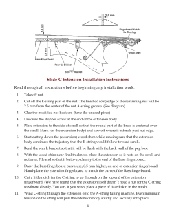 Slide-C Extension Installation Instructions