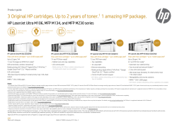 3 Original HP cartridges. Up to 2 years of toner.1 1 amazing HP