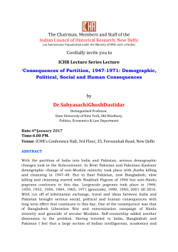Dr.SabyasachiGhoshDastidar - Indian Council of Historical Research
