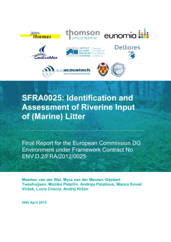 project investigating contribution of rivers in