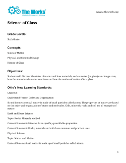 Science of Glass