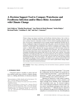 A Decision Support Tool to Compare Waterborne and Foodborne