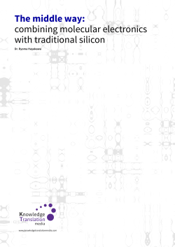 The middle way: combining molecular electronics